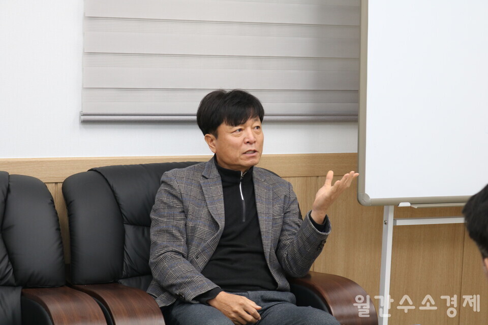 정한기 사장은 2023년 한 해를 마무리하는 자리에서 비나텍 구성원들과 '2030년 1조 원 매출' 목표를 공유했다고 설명했다.