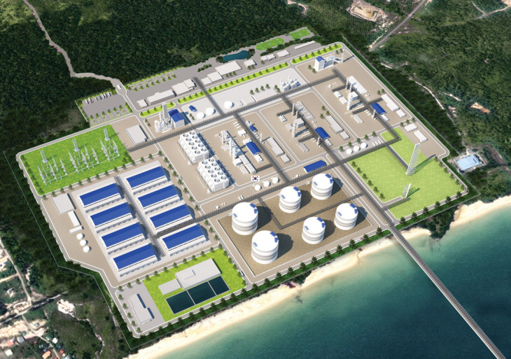 삼성엔지니어링, 롯데케미칼, 한국석유공사가 참여한 말레이시아 사라왁 H2biscus 청정수소 프로젝트 조감도.(사진=삼성엔지니어링)