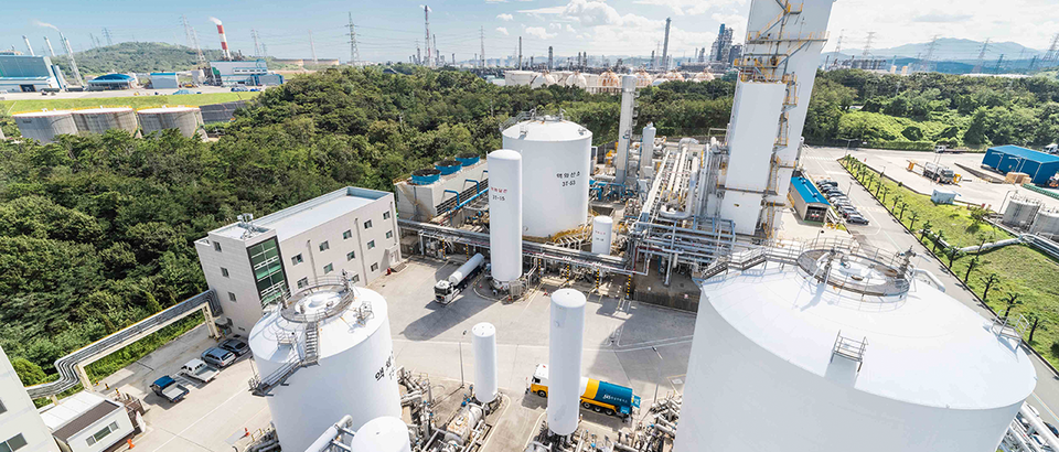  SK머티리얼즈 에어플러스 공장 전경.(사진= SK머티리얼즈)