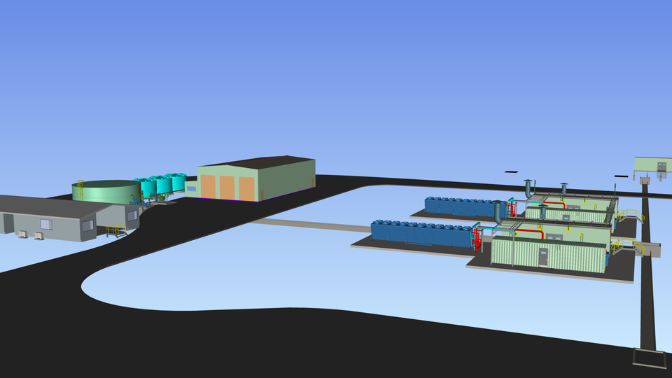 삼성물산이 참여한 노샘(Northam) MEG HP1 프로젝트 예상도.(사진=인피티니트그린에너지)