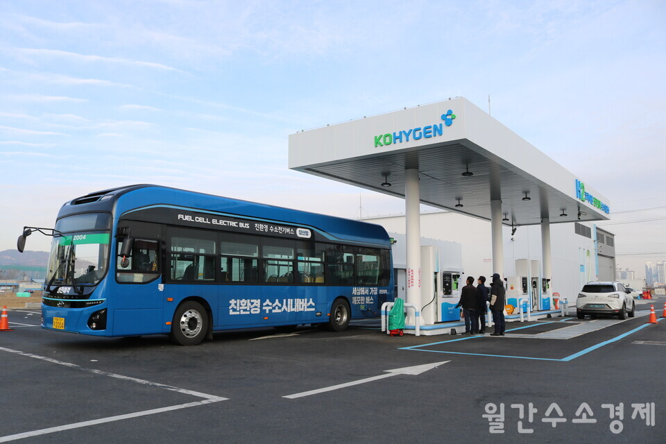코하이젠이 운영 중인 전주 평화수소충전소.