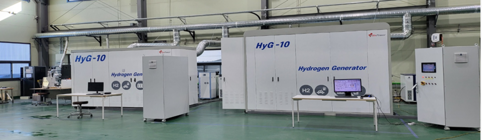 에이치앤파워의 수소추출기  ‘HyG-10’.(사진=에이치앤파워)