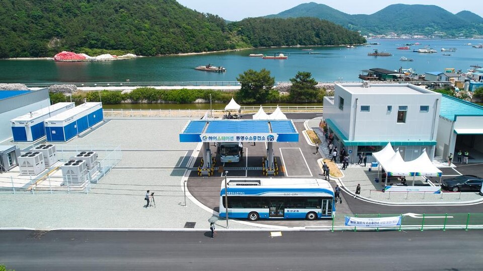 통영 수소교통복합기지 전경.(사진=통영시청)