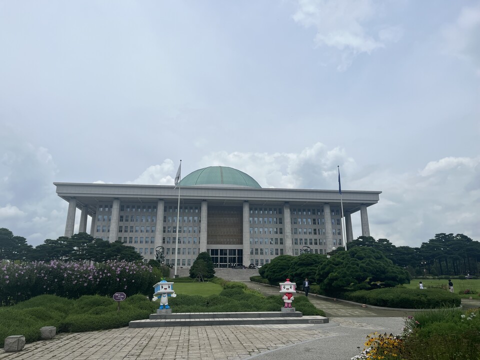 국회의사당 전경.