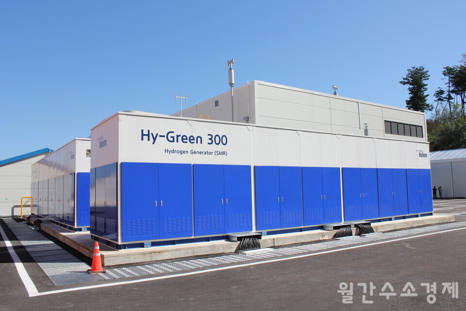 삼척 교동 수소충전복합스테이션에 있는 SMR.