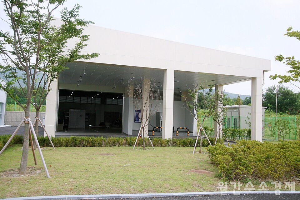 수소충전소 실습장 전경.