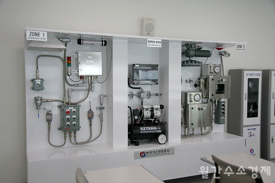방폭설비 실습장비.