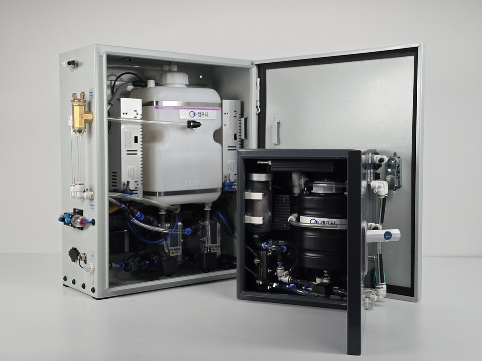 캠프티의 1만3,000cc, 2,500cc용 차량용 수소발생기 키트.(사진=캠프티)