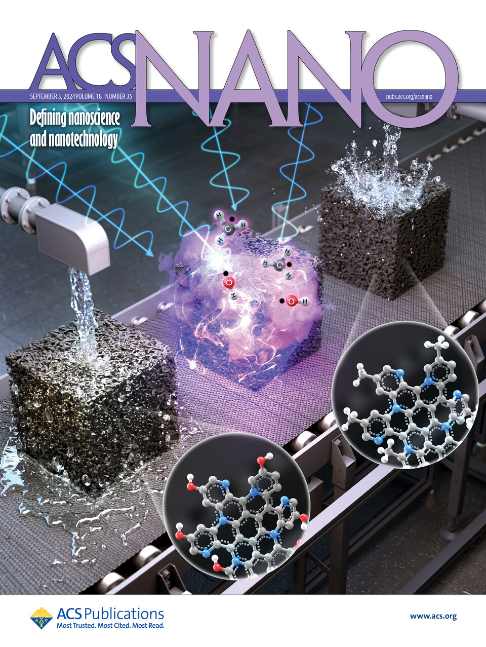 ‘에이씨에스 나노(ACS Nano)’ 온라인판 표지.(사진=POSTECH)