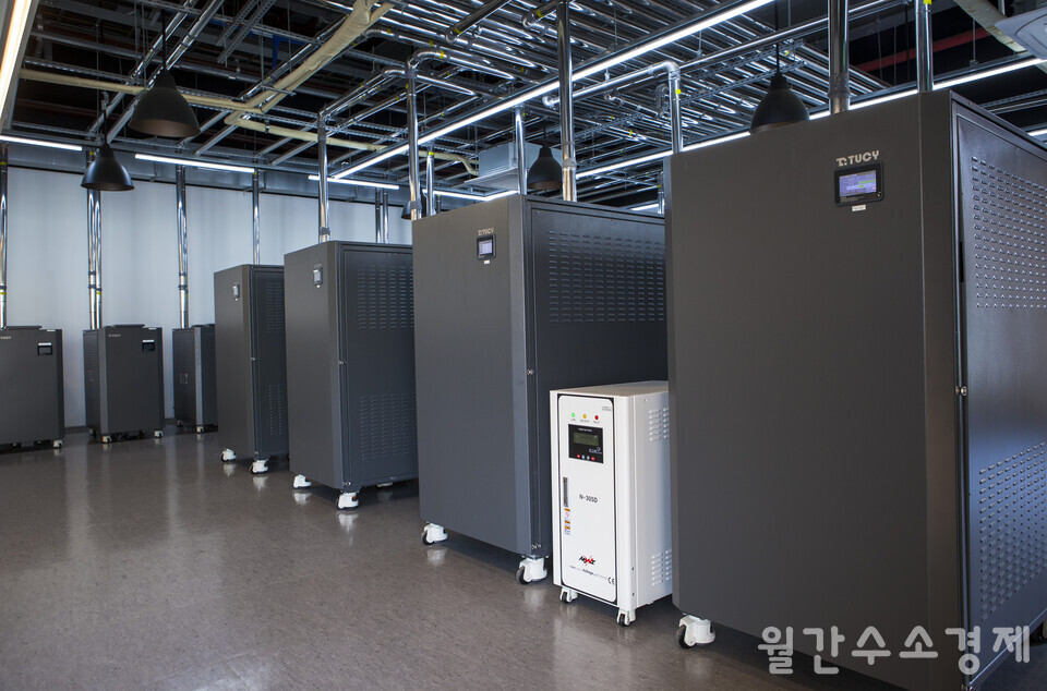 미코파워의 건물용 SOFC 시스템.