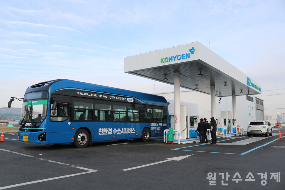 코하이젠 전주평화 수소충전소.