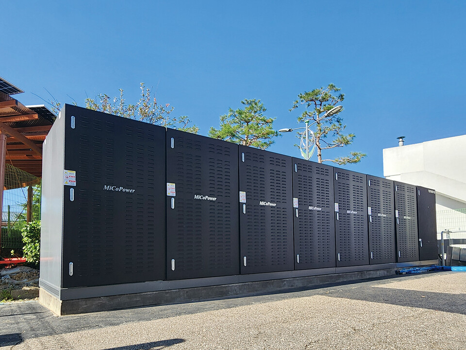 미코파워의 발전용 연료전지.(사진=미코파워)