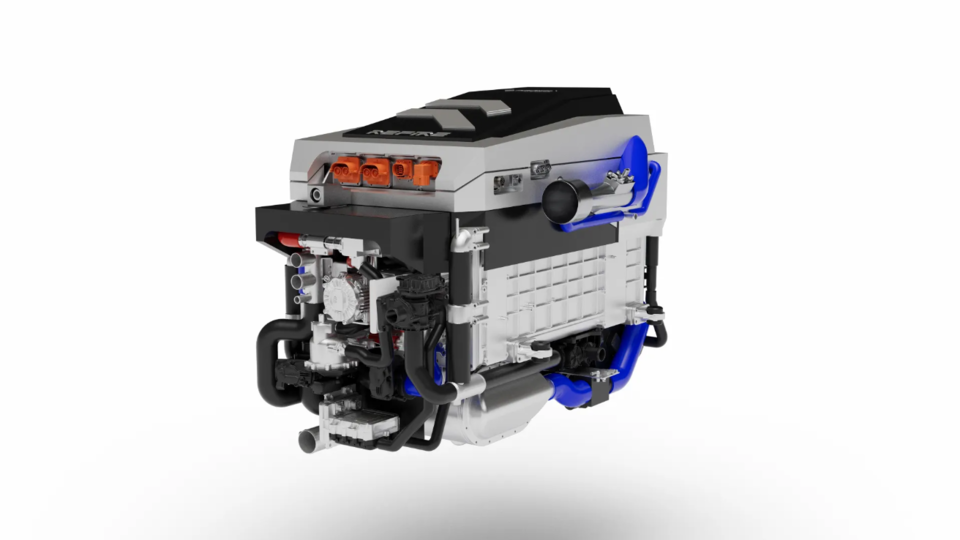 상하이 리파이어 그룹의 연료전지 시스템인 프리즈마(Prisma).(사진=상하이 리파이어)